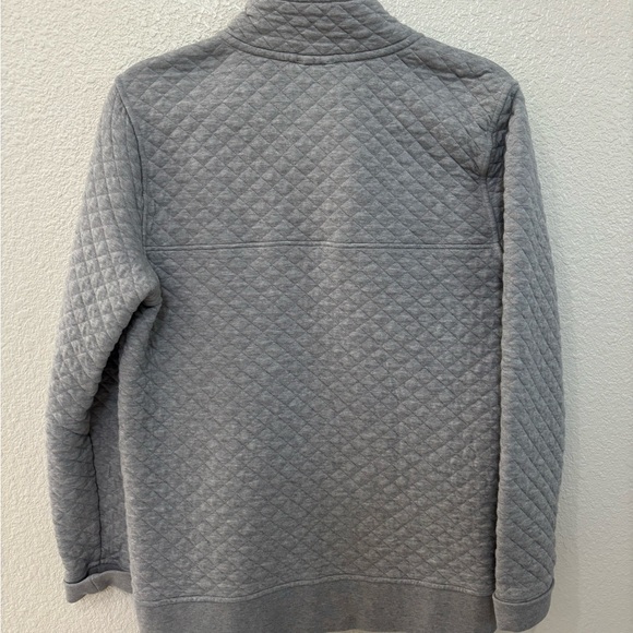 Patagonia Gray Quilted Pullover with Orange Accents - Picture 2 of 4